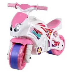 Technok Rutschmotorrad weiss-pink 5798 Aufsitzfahrzeug