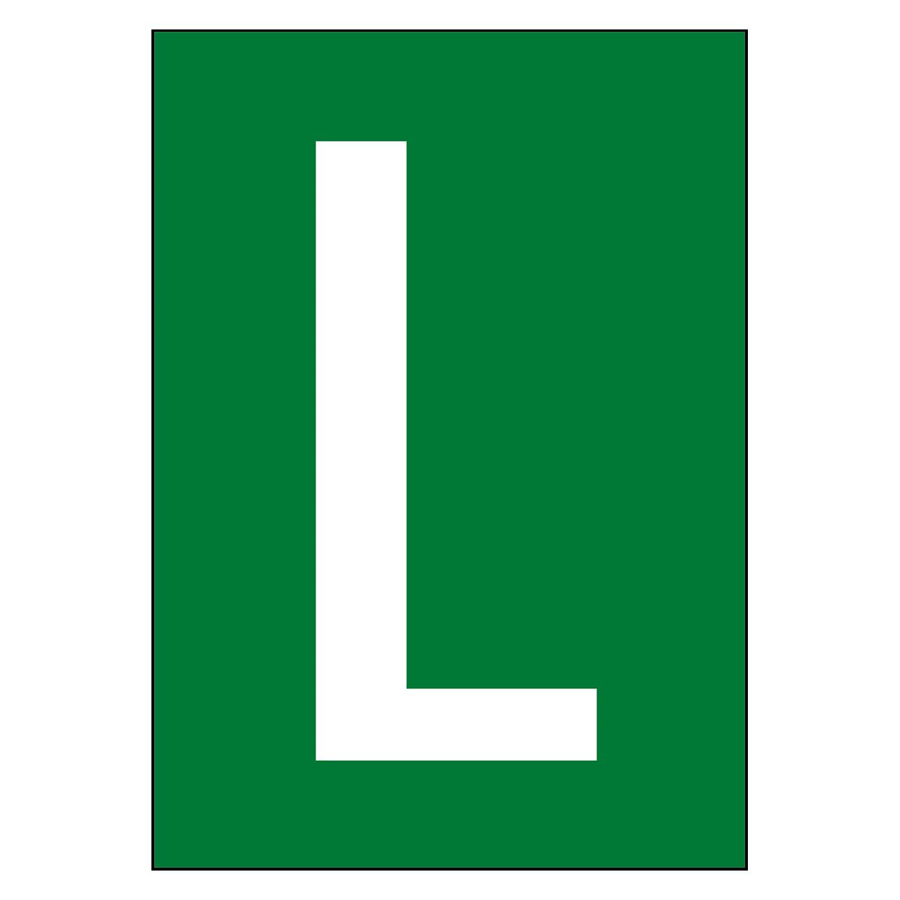 Brady A4-Etiketten mit Zahlen und Buchstaben (NL7541A4GR-L)