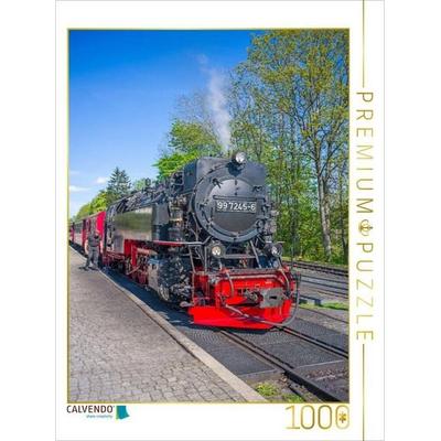 CALVENDO Puzzle Die Harzquerbahn in Drei Annen Hohne | 1000 Teile Lege-Größe 64x48cm Foto-Puzzle für glückliche Stunden