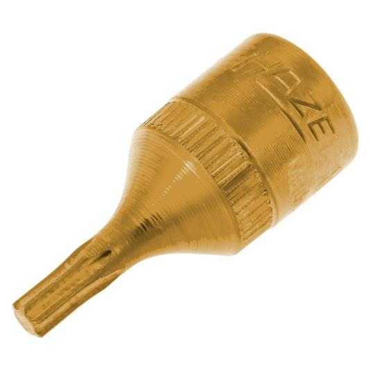 Hazet Schraubendreher-Steckschlüsseleinsatz TORX 8502-T15 Vierkant6,3 mm (1/4 Zoll) Innen TO... (8502-T15)