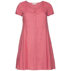 Kleid mit Schnürung - rosa - 44