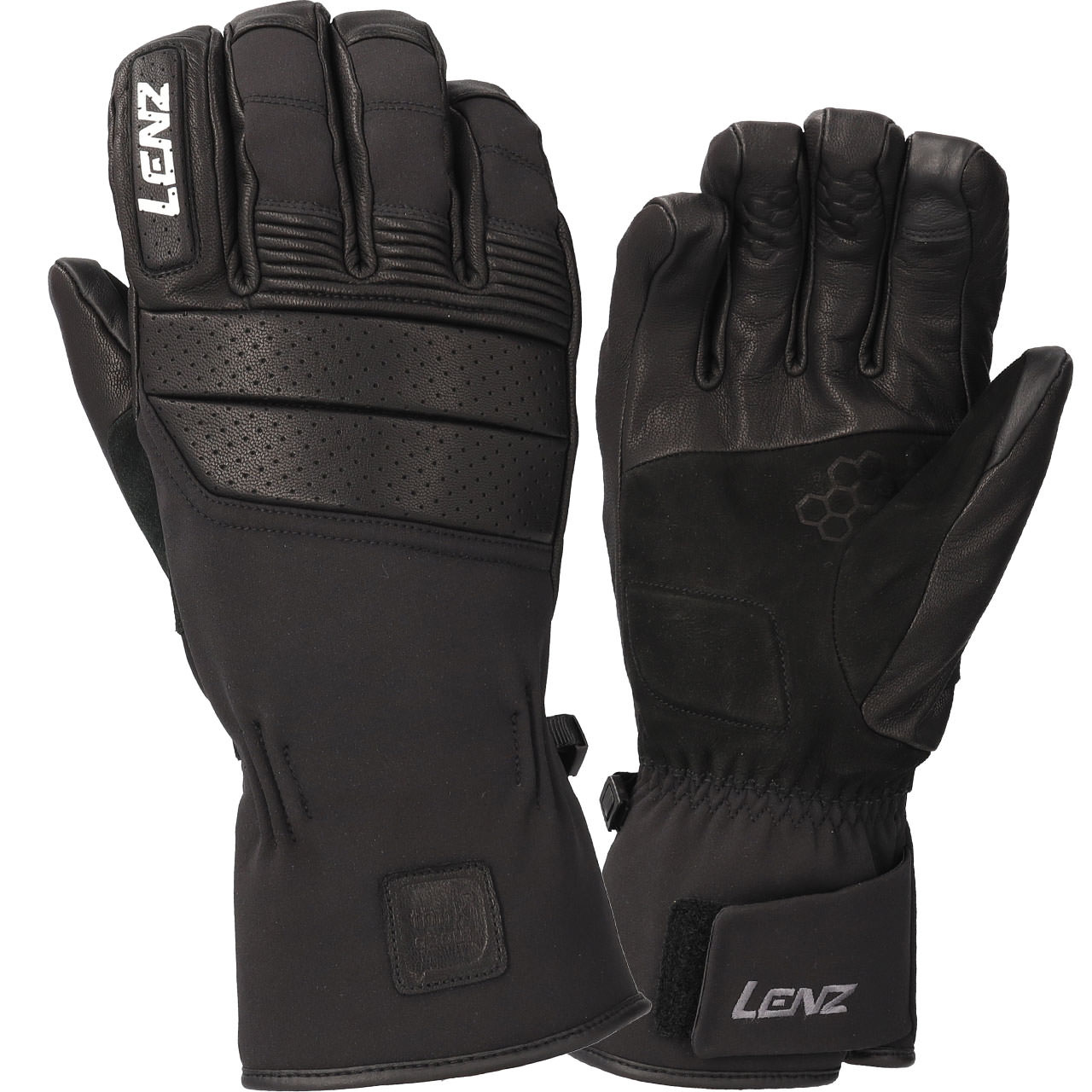 Lenz Herren Handschuh THINK ABOUT black - S = 8