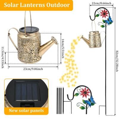 Uplift Picks Retro Solar Hanging Lantern For Outdoor Garden Decor b