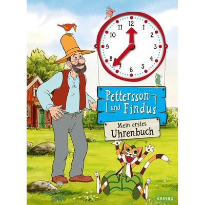 Pettersson und Findus: Mein erstes Uhrenbuch, Gebundene Ausgabe von Sven Nordqvist, Karibu – ein Verlag der Edel Verlagsgruppe, 978-3-96129-113-7