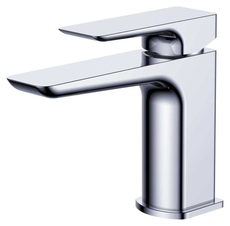 SAT Brevis wastafelmengkraan, chroom, model SATBSBRE271