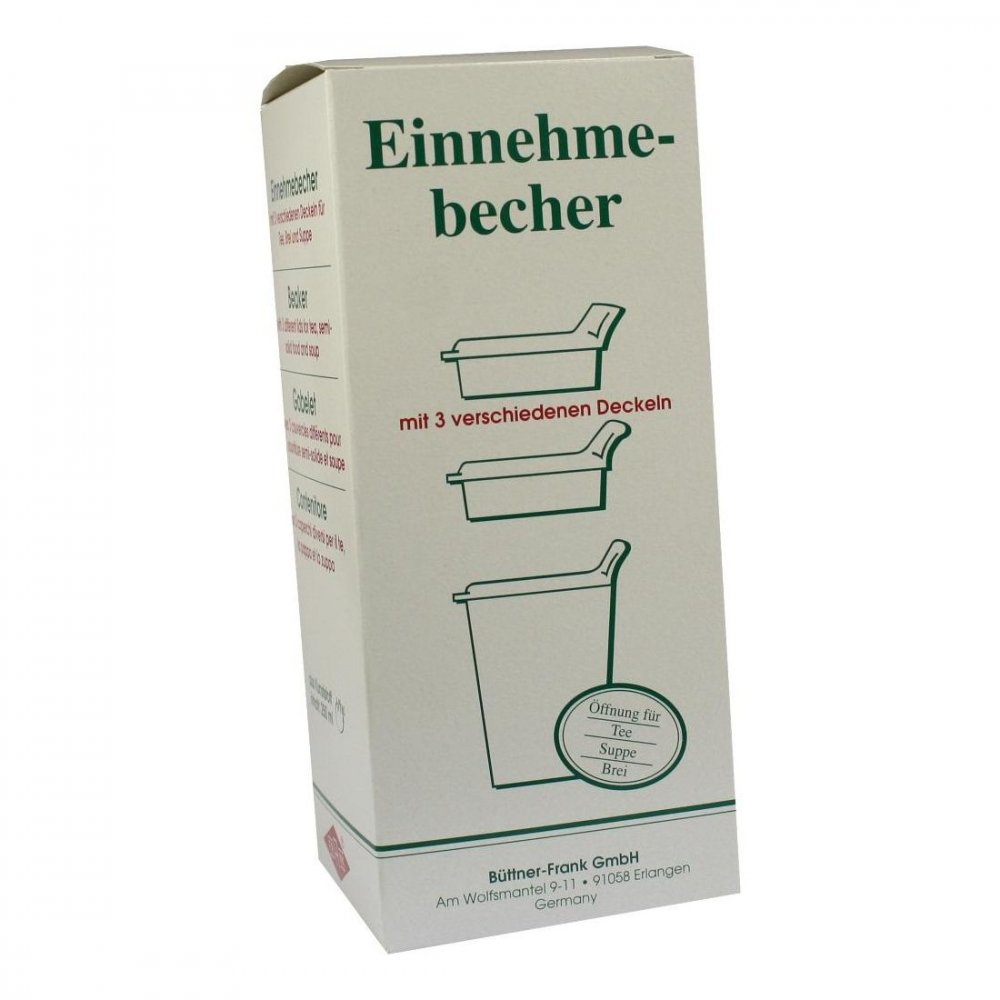 Büttner-Frank GmbH Einnehmebecher Kunststoff mit 3.. Trinkdeckel 03173959