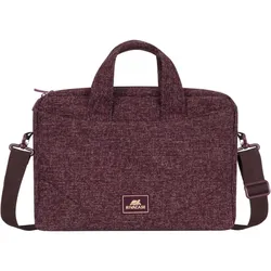 Rivacase 7921 bordeauxrote Laptoptasche (14", Universal), Notebooktasche, Weiss, Rot