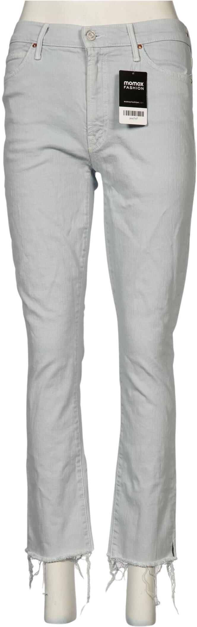 Mother Damen Jeans, Hellblau, Gr. W30, Elasthan / Baumwolle - Second Hand