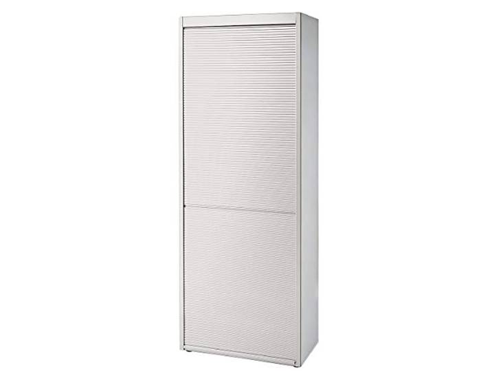 HAMMERBACHER ANNY Rollladenschrank - 5 Fachböden - lichtgrau / lichtgrau V268RO/5/S