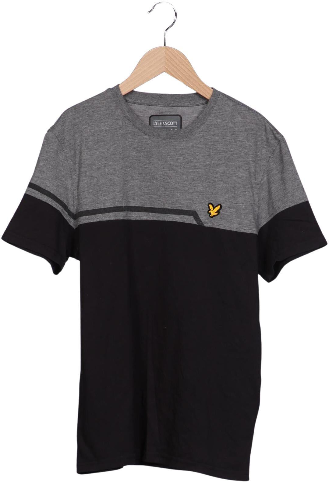 Lyle & Scott Herren T-Shirt, Mehrfarbig, Gr. M, Synthetik / Baumwolle - Second Hand