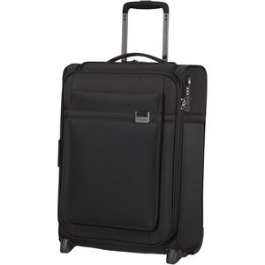 Samsonite Koffer Airea Upright exp. schwarz, Weichschale, 2 Rollen, 41 Liter, 40 x 55 x 20cm