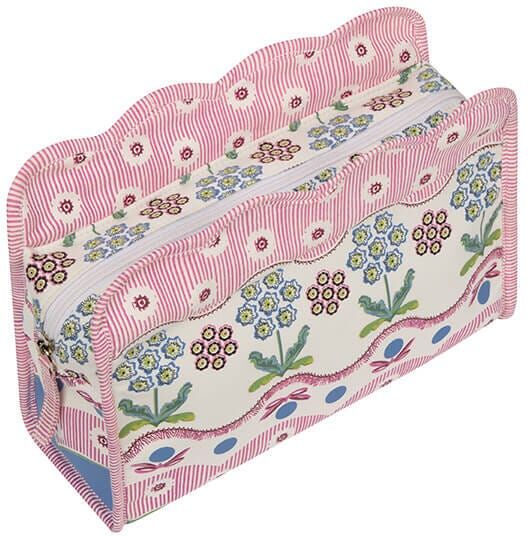 Cath Kidston Woven Flowers Scallop Wash Bag