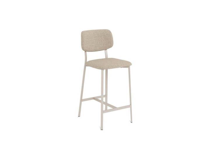 Mid.you Tresenstuhl, Beige, Metall, Textil, 40x98x48 cm, Esszimmer, Barmöbel, Barhocker