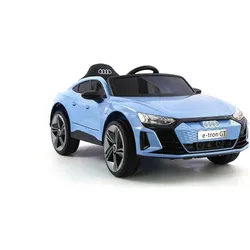 Es-toys Kinderfahrzeug – Elektro Auto “Audi E-Tron GT” – lizenziert + MP3 + Leder + EVA