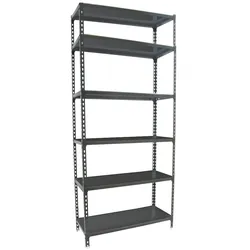 SimonRack Metallregal, 2500x1100x300 mm, 6 Ebenen, Metallboden, 200 kg Biegepunkt, Anthrazit - Simonclick