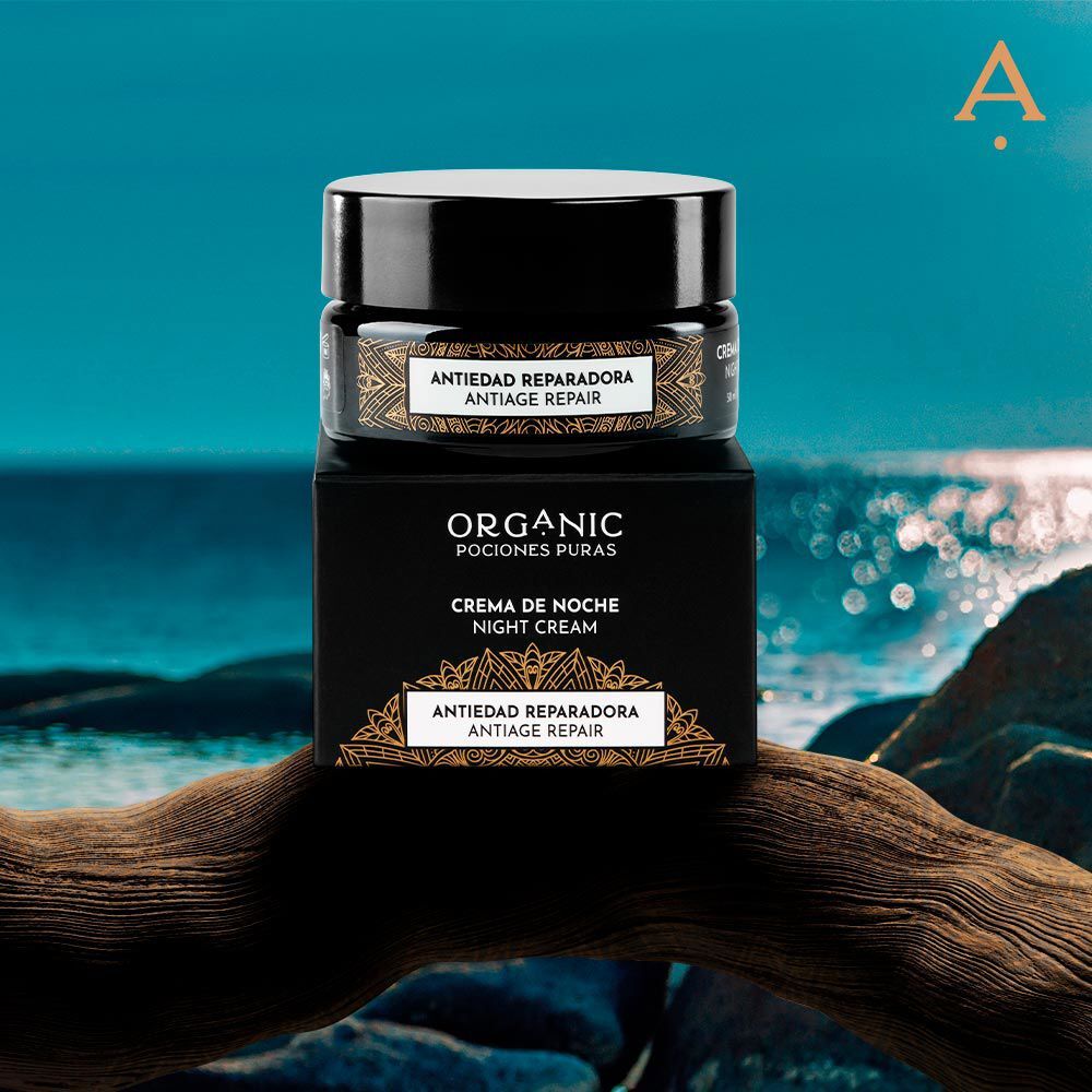 Orgạnic Pociones Puras Crème De Nuit Réparatrice ANTI-ÂGE 50 ml