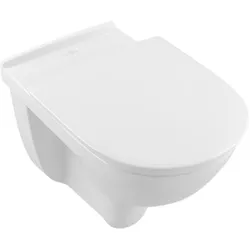Villeroy & Boch, Toilette + Bidet, V&B Wand-WC ViCare ti. 360x595mm spülrandl DF we C+