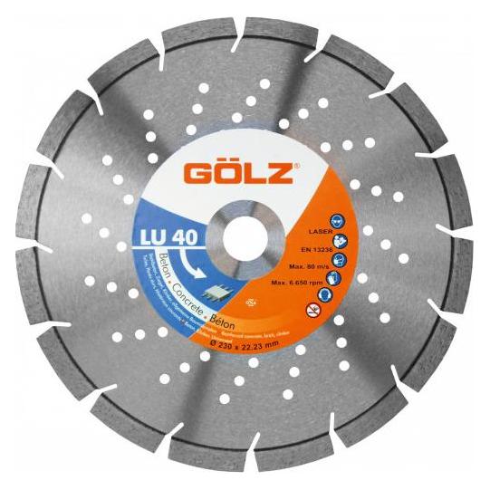 Golz Diamantscheibe für Beton LU40 150x22,2mm (25231875)