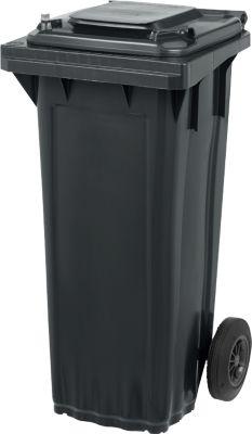 SSI Schäfer Mülltonne PRO 80 WAVE, 80 l, fahrbar, schwarzgrau