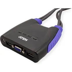 Aten Cs64us, KVM Switch, Blau