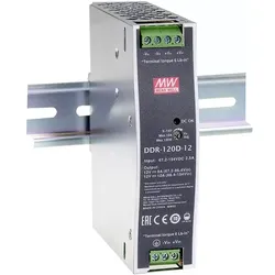 MeanWell, Systemstromversorgung, MEAN WELL DDR-120B-12, 16.8 - 33.6 V, 120 W, 12 V, 10 A, RoHS, 32 mm