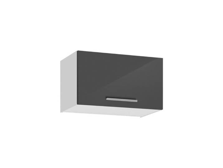Meuble haut de hotte  Salma  - Gris graphite/Blanc - L 60 x H 36 cm