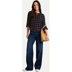 Bluse mit Karo-Muster Mehrfarbig 42