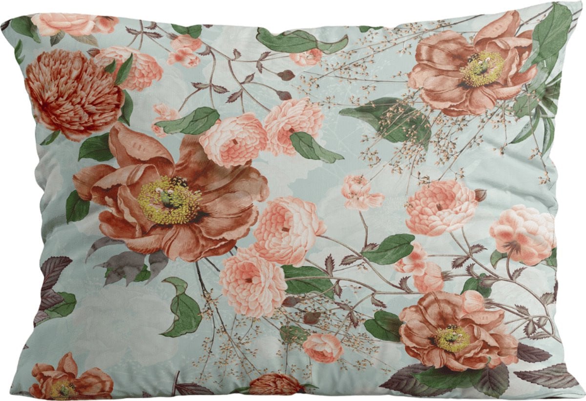 Zelesta Royalbed Kussensloop Set van 2 - Happy flower - 60 x 70 cm
