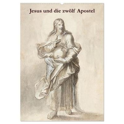 Jesus und die zwölf Apostel (Wandkalender 2027 DIN A2 hoch), CALVENDO Monatskalender