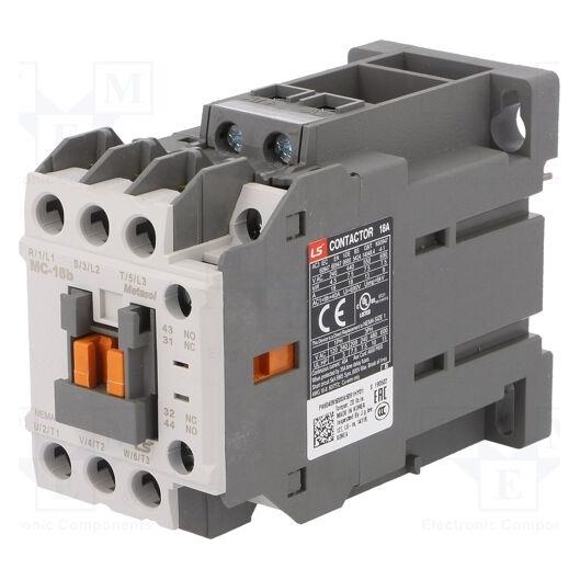 LS Schütz 18A 3P 7,5kW 24VDC 1NO1R (MC-18b 24VDC 1a1b) (18 A, 7.50 kW) (MC-18b 24VDC 1a1b)