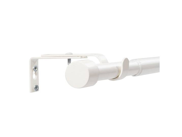 Deco-Raum Gardinenstange ausziehbar 160-310cm 1-Lauf Flexa, Weiß, Metall, 160 cm, Heimtextilien, Vorhänge, Vorhangstangen, Vorhangstangenset