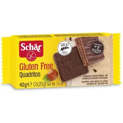 Quadritos - Kakaocremewaffeln in Zartbitterschokolade