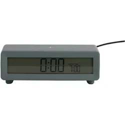 Karlsson, Wecker, Wecker Berlin LCD mit Ladegerät, Dschungelgrün
