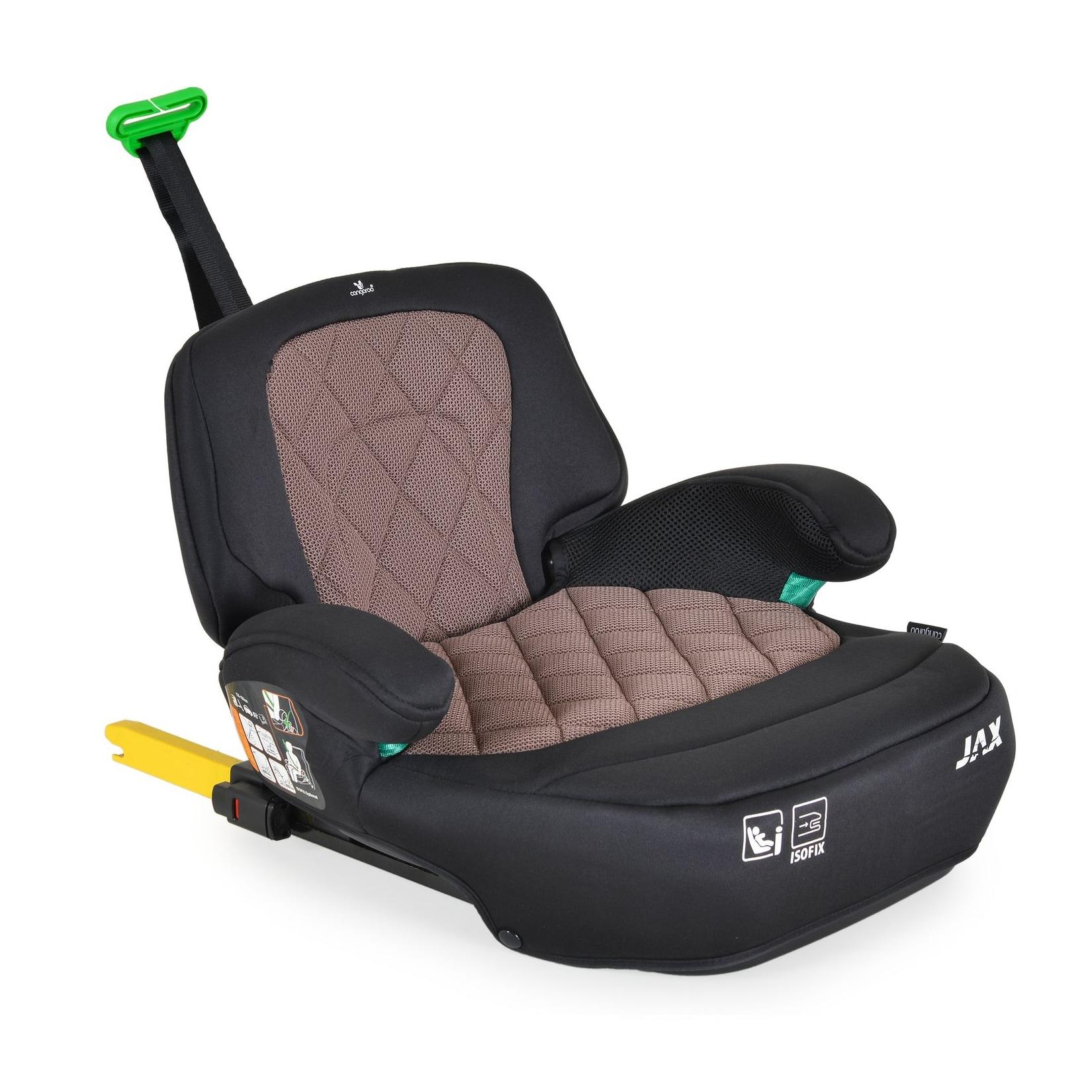 Cangaroo Kindersitz Sitzerhöhung Jax i-Size 125-150cm Gruppe 3 Isofix Top Tether braun