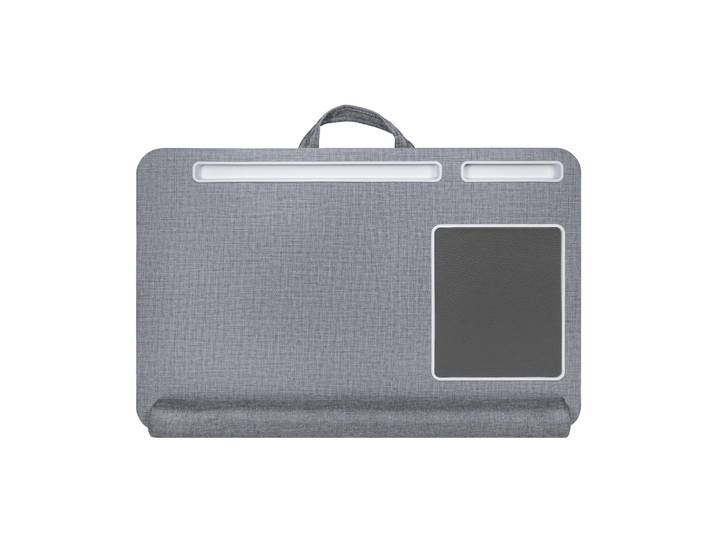 QUVIO Laptop schootkussen - Met muismat - Grijs
