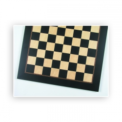 Weible Schachbrett Anigre schwarz und Esche - Breite 55 cm - Feldgröße 55 mm 245714