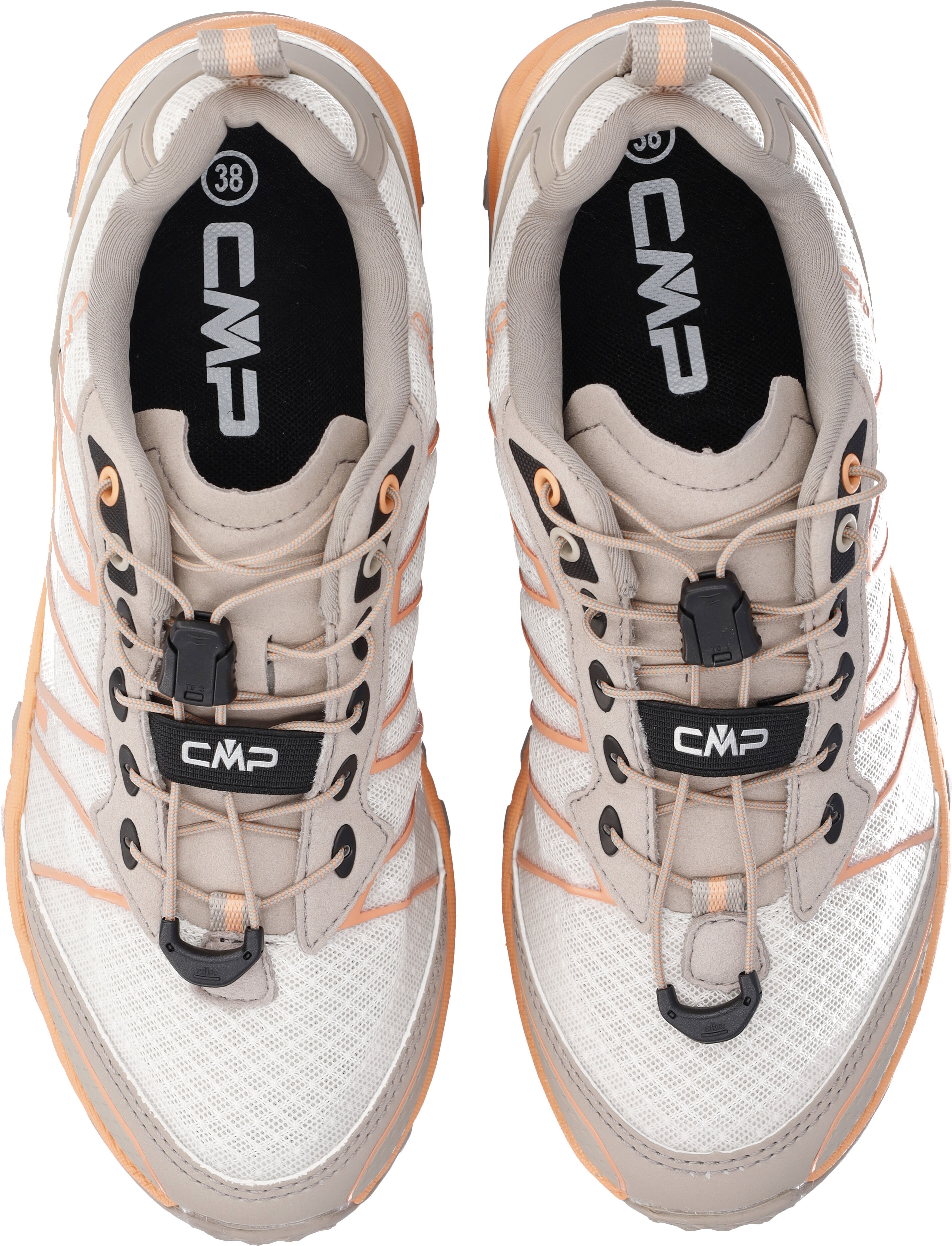 Outdoorschuh CMP "ALTAK WMN TRAIL SHOES", Damen, Gr. 37, Synthetik, beige (vaniglia, sabbia), Schuhe Outdoorschuh vaniglia, sabbia 37, Synthetik