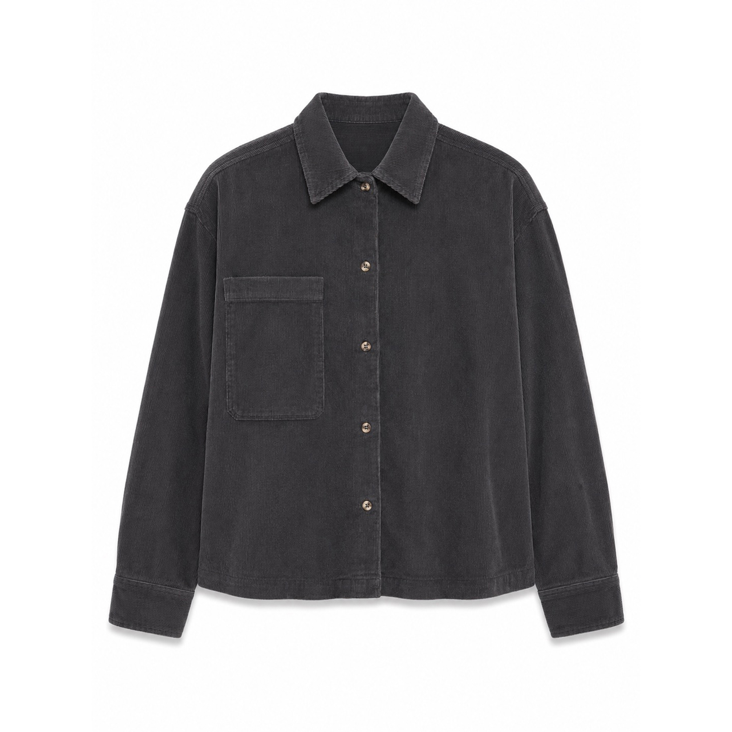 Mazine Pocket Corduroy Damen Freizeitjacke, Parkas grau Größe S Lifestyle Elastisch