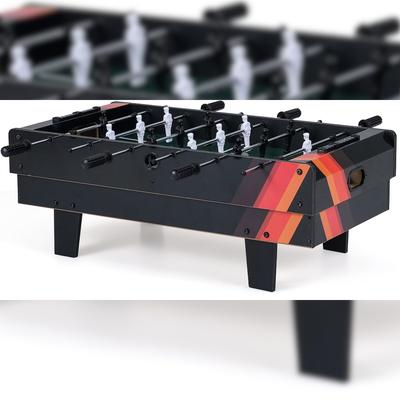 COSTWAY 4-in-1 Spieltisch, Tischkicker, Billard, Air Hockey & Tischtennis, Multifunktionstisch aus Holz, für Kinder & Erwachsene