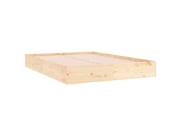 vidaXL Massivholzbett Bettgestell Lattenrost Doppelbett Bettrahmen Schlafzimmerbett Bett Holzbett Schlafzimmermöbel 150x200cm Kiefernholz