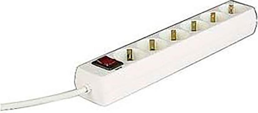 Hama Verlengsnoer met CEE-stekker en rechte kabel, Wit, 1,4 meter