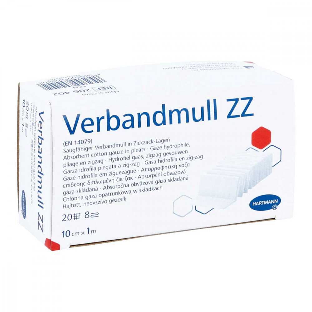 PAUL HARTMANN AG Verbandmull Hartmann 10 cmx1 m zickzack 01083703