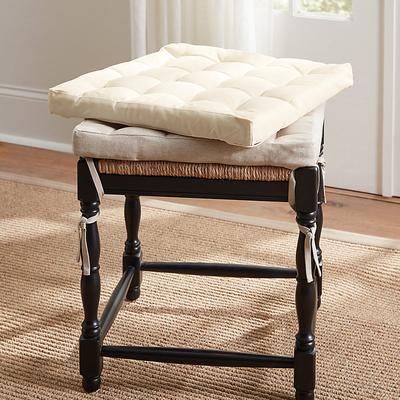 Bench Cushion - Natural Linen, 3 Seat - Ballard Designs
