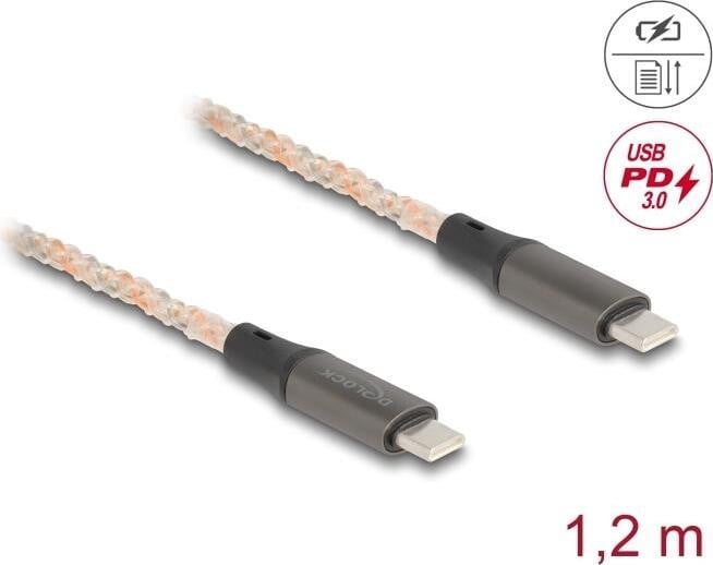 Delock 88288 USB 2.0 Kabel USB Type-C naar USB Type-C met PD 3.0 100W