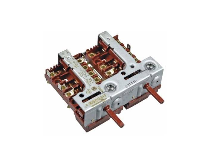 easyPART passend für BOSCH 00643741 Kochplattenschalterblock 2facher Energieregler rechts Siemens YH80-150 Kochfeld, Werte, Passender Schalterblock für links siehe BSH- 00643740, 00495815