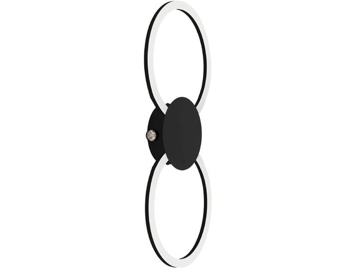EGLO Venticello 1 Plafondlamp - LED - 66 cm - Zwart/Wit
