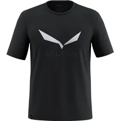 Salewa, Herren, Funktionsshirt, Solidlogo Dri-Release T-Shirt (L), Schwarz