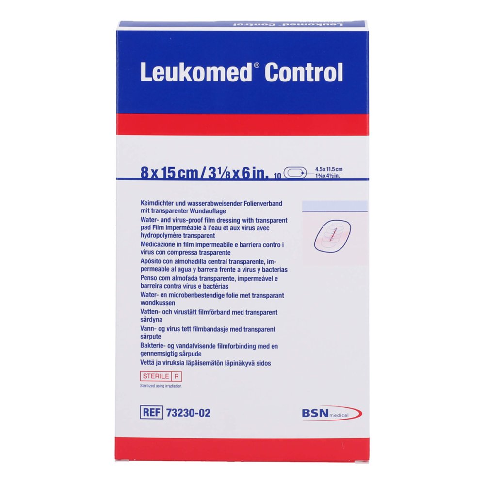 BSN medical GmbH Leukomed Control Folienverband 8x15 cm 11034290