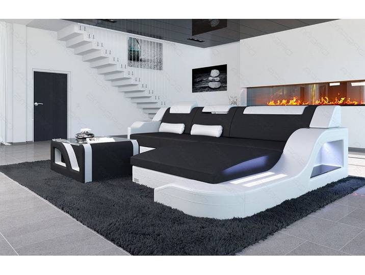 Stoff Ecksofa Palermo L-Form