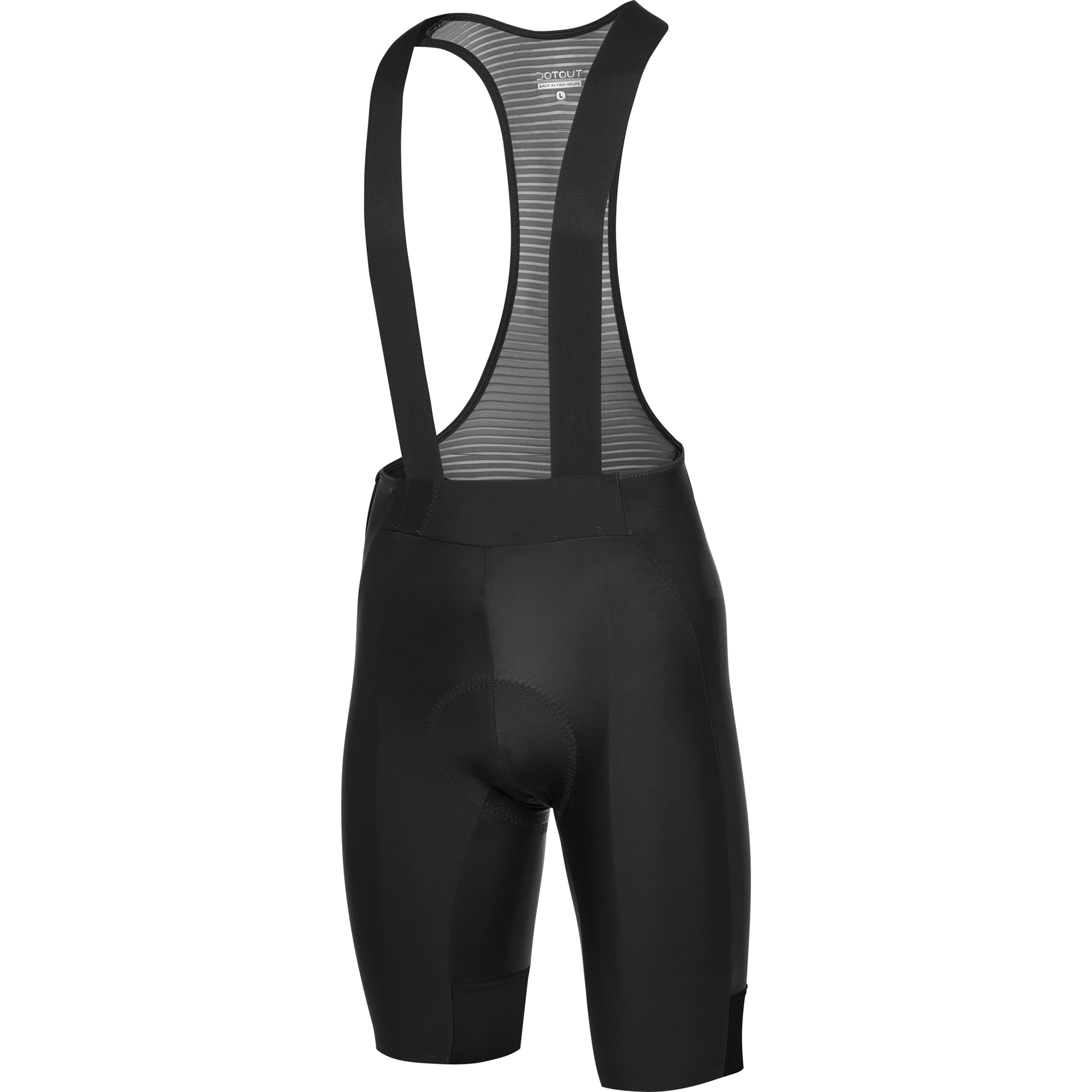 Dotout Stripe Bib kurz Herren Fahrradhose grau Größe L Rennrad Schnell trocknend